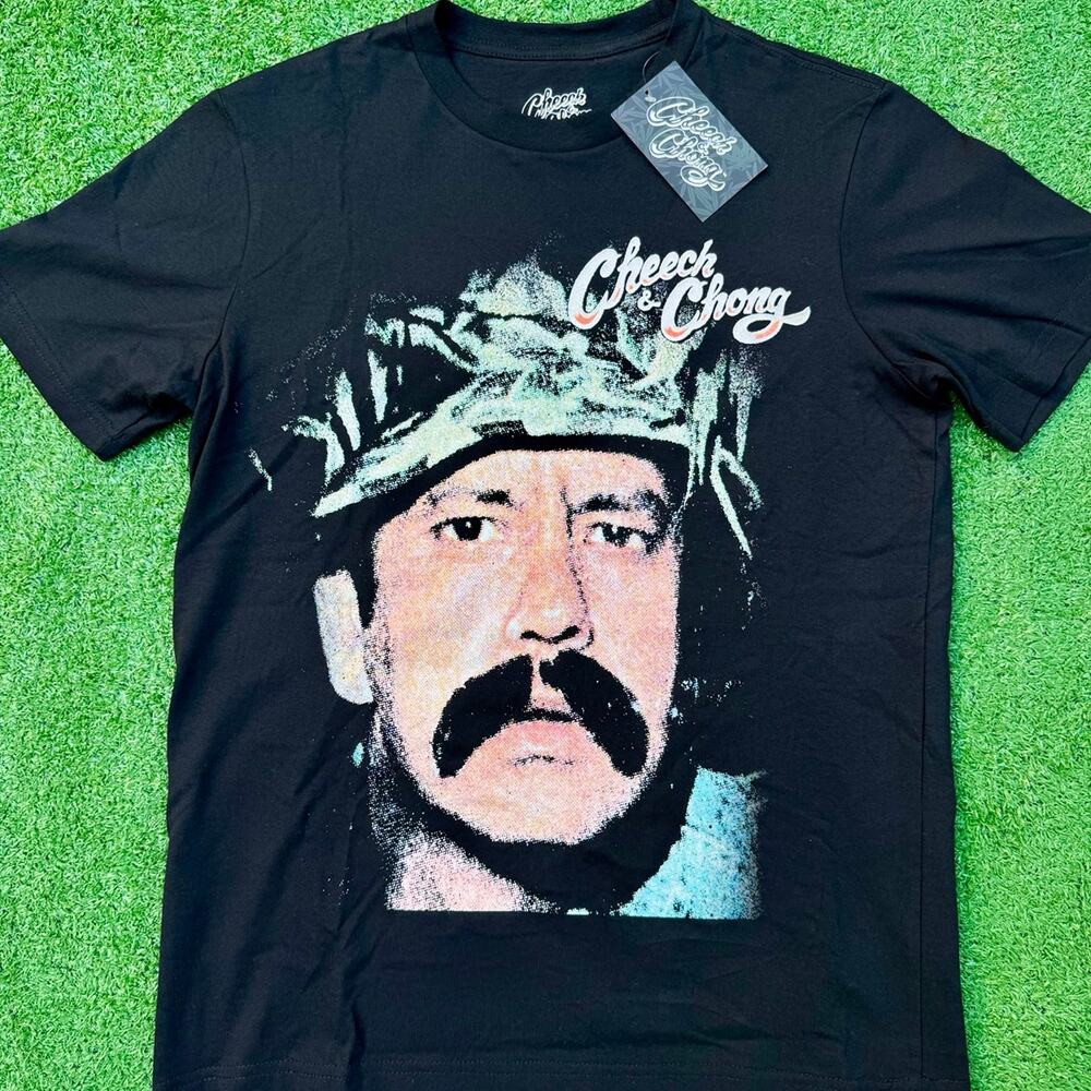 Mad Engine x Cheech And Chong Black T Shirt New With Tag